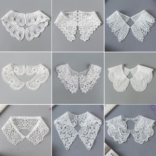 Dải Ren Viền Cổ Áo Màu Trắng Dùng May Vá Quần Áo DIY