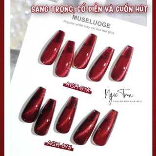Sơn Gel AS RED | Mắt Mèo 5D RUBY Đỏ Sang Trọng | Mã AGH