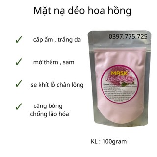 100gram mặt nạ dẻo hoa hồng