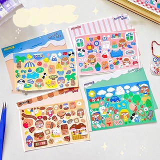 Tấm Sticker Trang Trí Dễ Thương