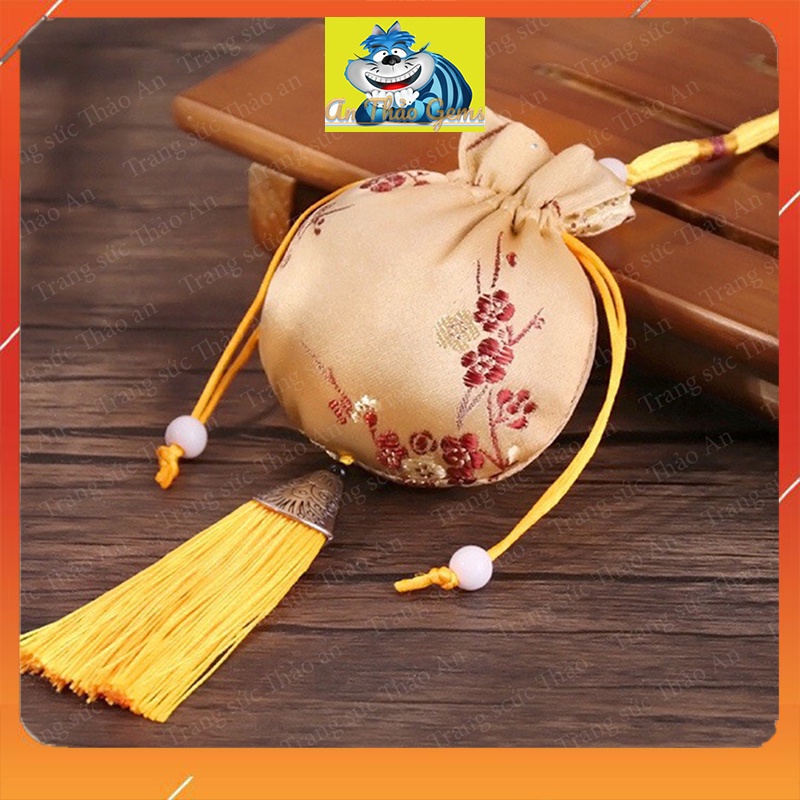 Túi Gấm Thêu Hoa Cao Cấp Nhiều Màu Sắc - Túi Gấm Lụa Trang Trí