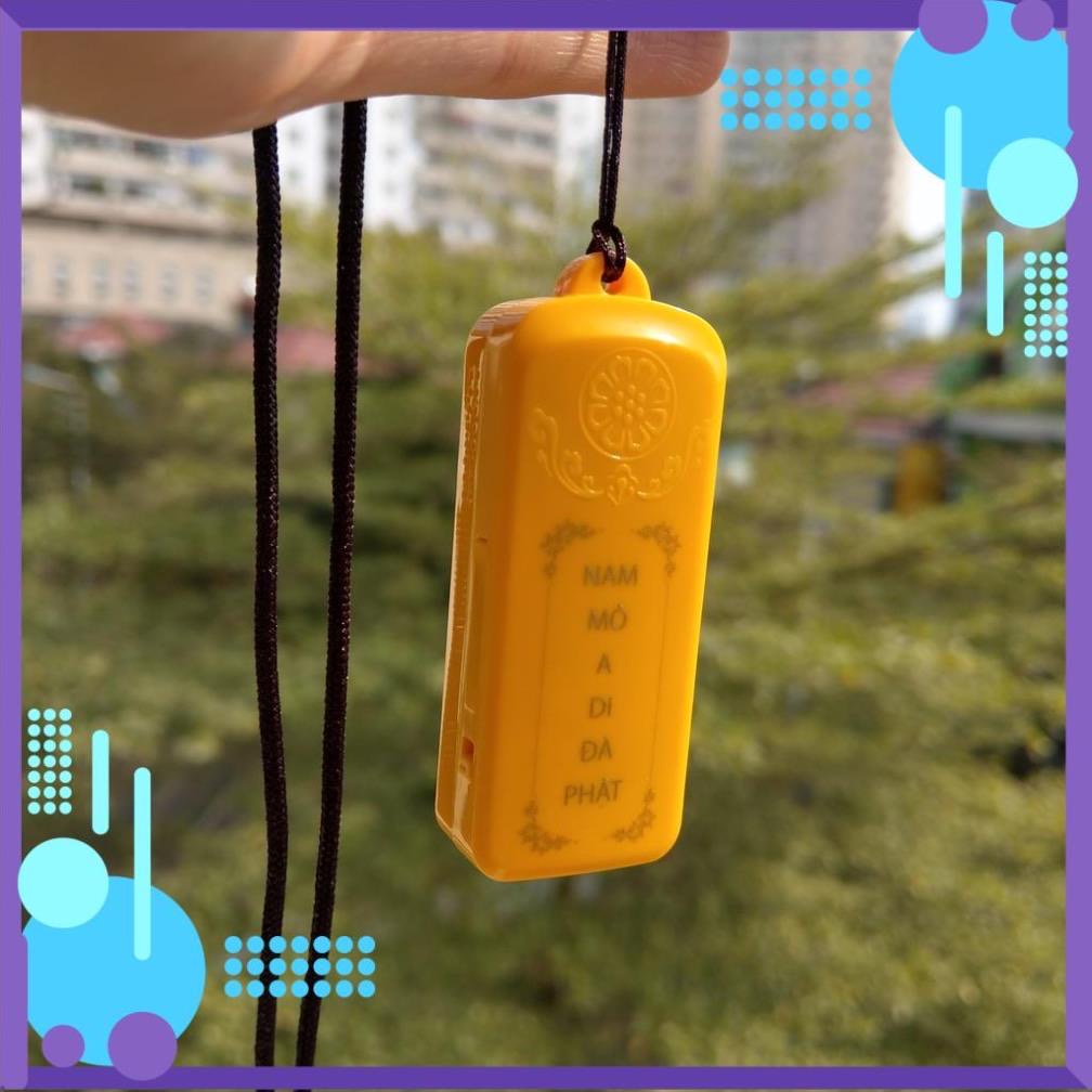 Loa nghe pháp mini đeo cổ. Máy niệm phật mini, máy nghe nhạc mini đeo cổ.