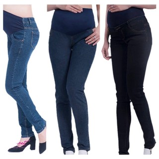 Quần jean bầu hàng VNXK freesize co dãn