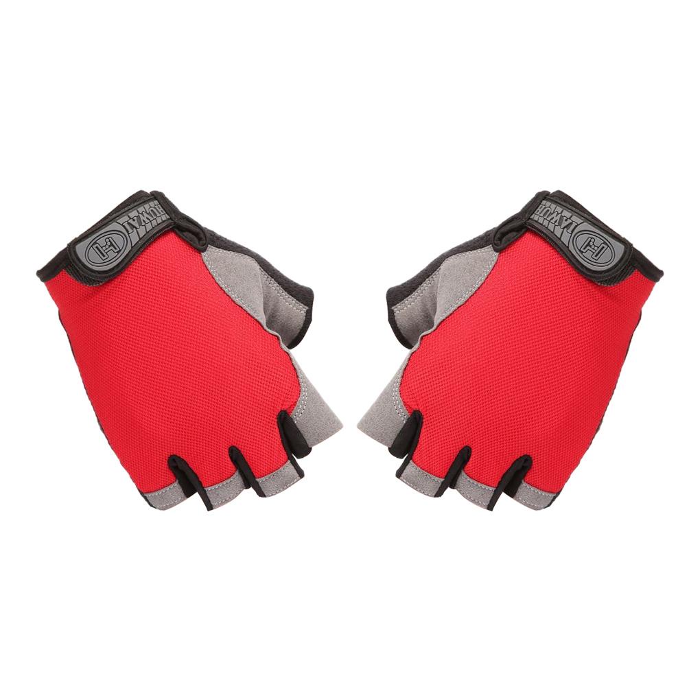 Găng Tay Thể Thao Hở Ngón Chống Trượt Thoáng Khí Cho Nam Nữ