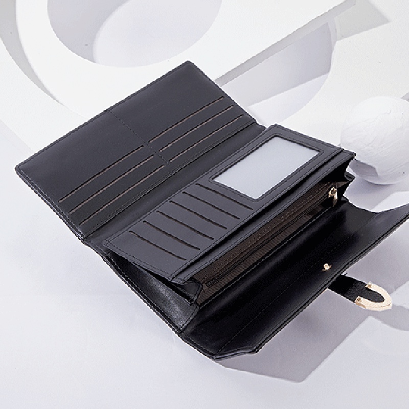 Ielgy Ví Màu Trơn Đơn Giản Dễ Phối Đồ Cho Nữ