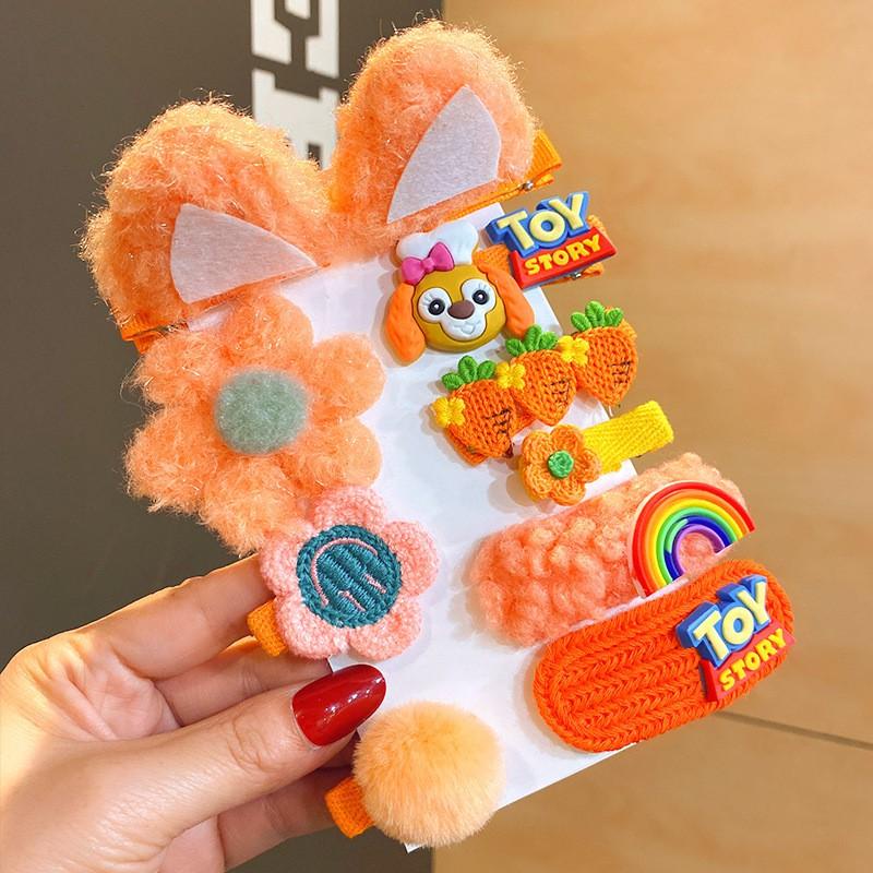 PVN57996 Set 10 kẹp tóc hình nơ xinh xắn cho bé gái