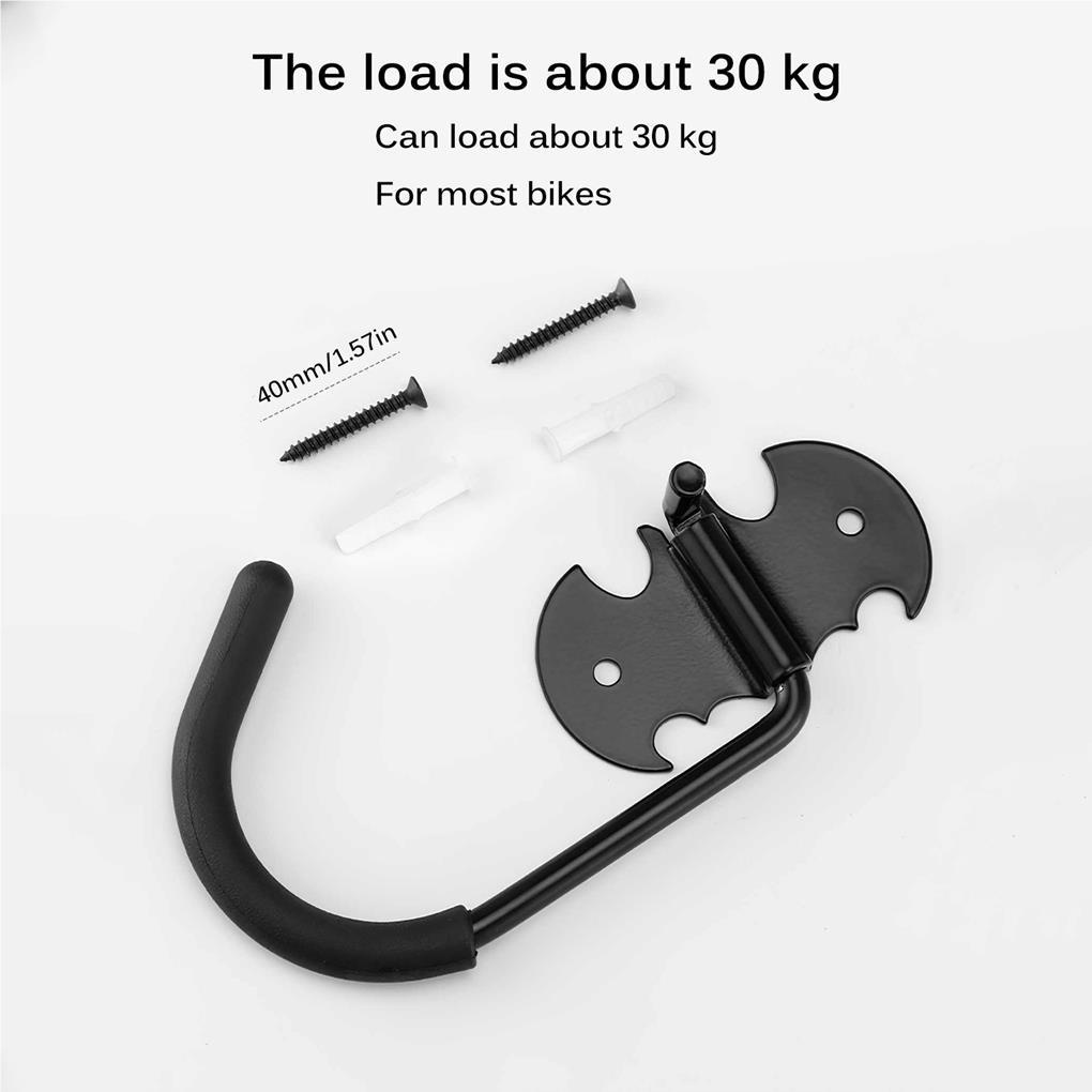 Móc Treo Xe Đạp Gắn Tường Kèm Giá Đỡ Chịu Tải Trọng Lớn Tiện Dụng