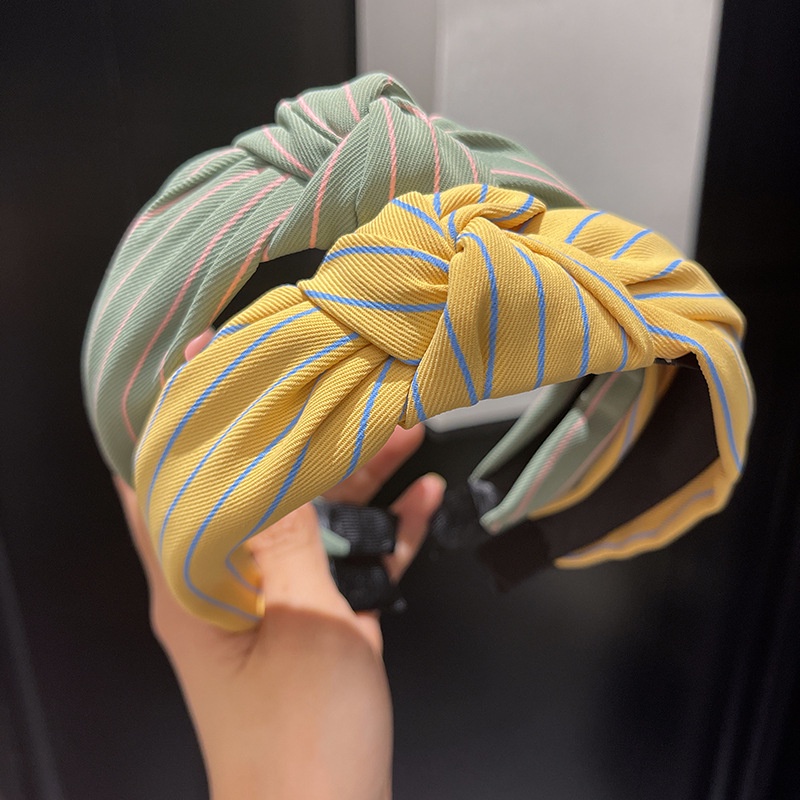 Băng Đô Thể Thao Họa Tiết Sọc Thời Trang Thu Đông Cho Nữ