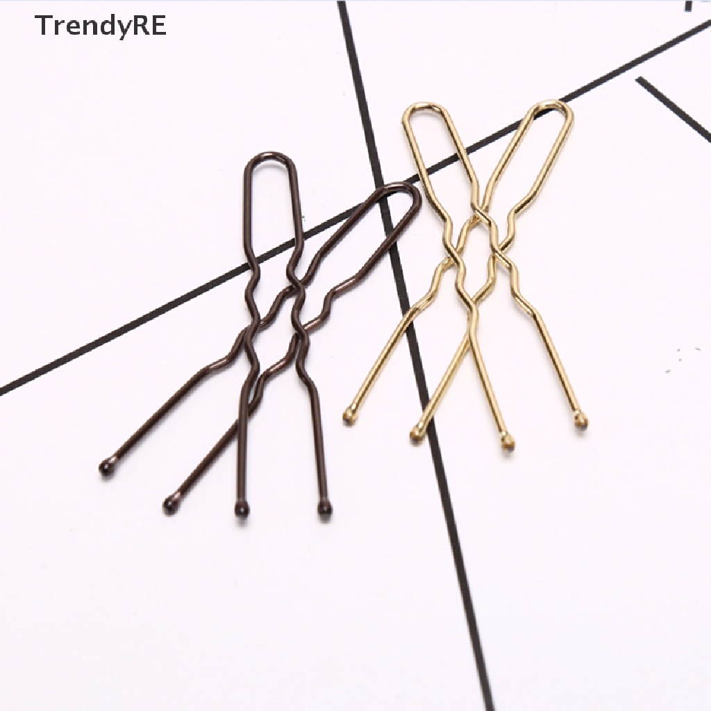 Set 20 Kẹp Tóc Kim Loại Hình Chữ U Thời Trang Cho Nữ