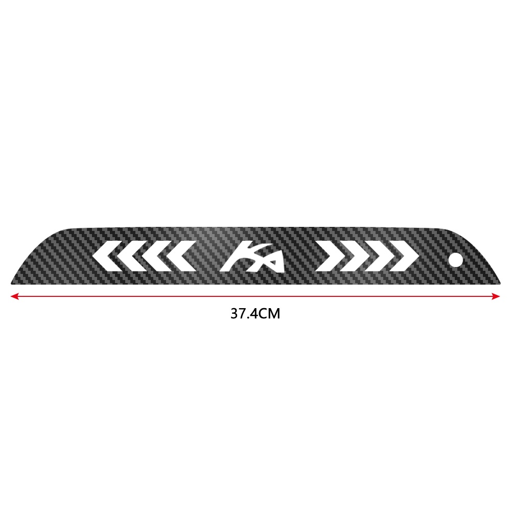 Miếng Dán Đèn Phanh Xe Hơi Bằng Sợi Carbon Cho Ford Ka 2014 2015 2016 2017 2018 2019