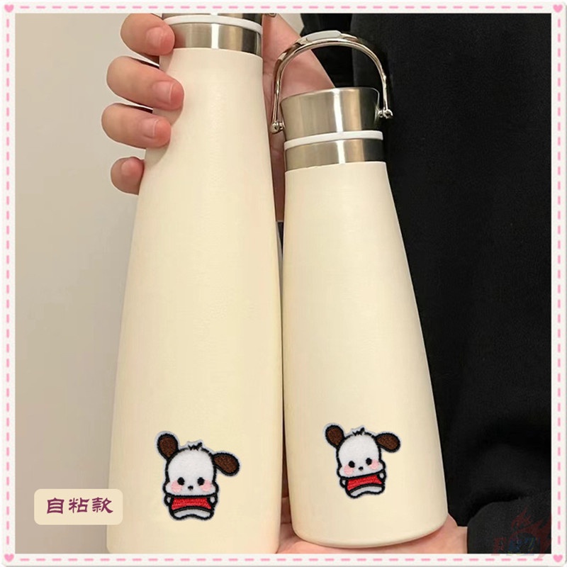 ♥ Cinnamoroll / melody / kuromi / hello kitty / pochacco - Miếng Dán Tự Dính Nhồi Bông ♥ 1 Miếng Dán Ủi Lên Quần Áo / Túi Xách Thêu Họa Tiết Hoạt Hình Dễ Thương diy