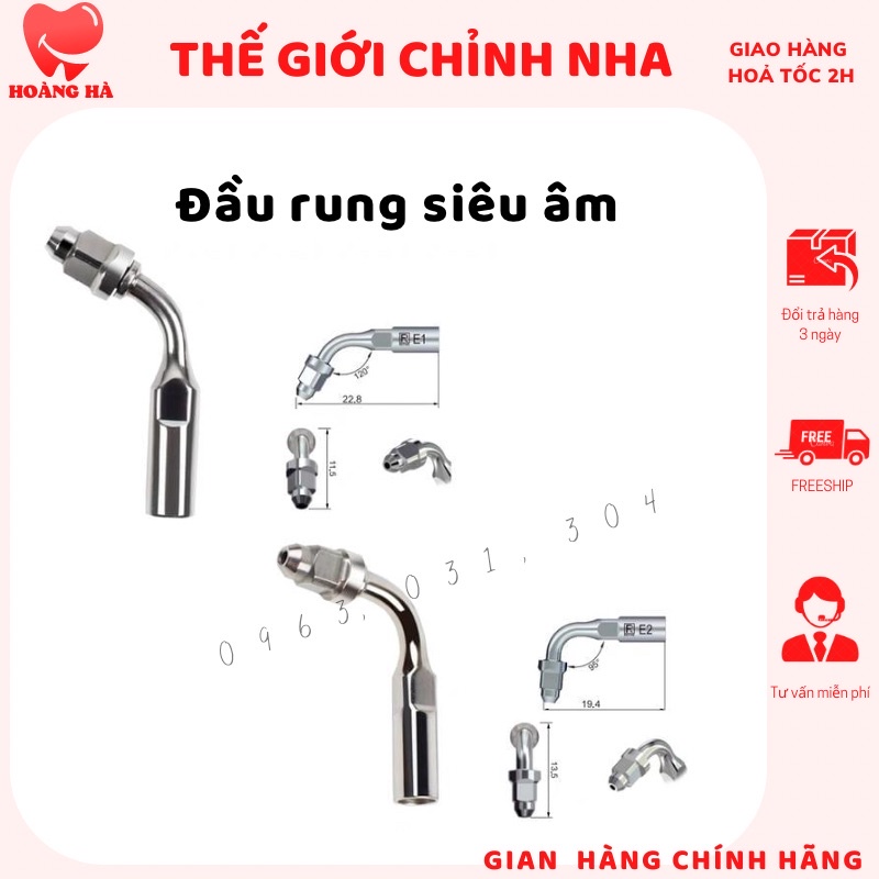 Đầu rung siêu âm đầu rung rửa nội nha