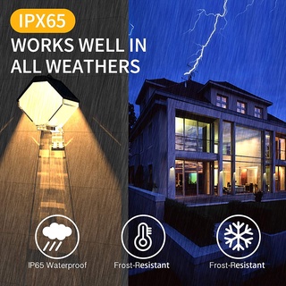 Đèn LED Treo Tường Ánh Sáng Trắng Ấm Áp Trang Trí Sân Vườn / Cầu Thang Ngoài Trời