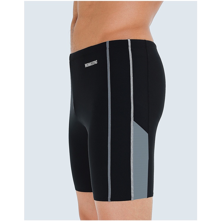 MOMASONG Quần bơi cao cấp nam giới Quần Bơi Boxer Dáng Dài Nhanh Khô Chuyên Nghiệp Cho Nam
