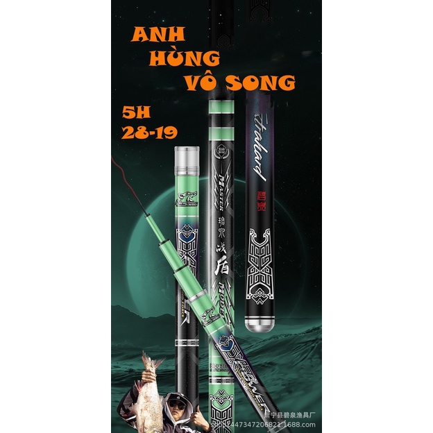 Cần Câu Tay ANH HÙNG VÔ SONG 5H chính hãng Biquan giá rẻ