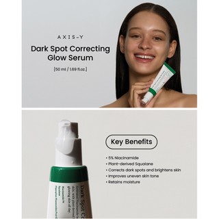 AXIS-Y Dark Spot Correcting Glow Serum 50ml [Skincare, Whitening, Dark Spots, Acne scars, Face]
