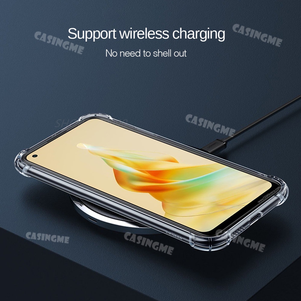 Ốp Điện Thoại Silicon Trong Suốt Có Túi Khí Bảo Vệ Camera Cho Oppo Reno8 T 4G 5G Reno 8 T 8Z T8 8T Reno8T Z PRO 4G 5G