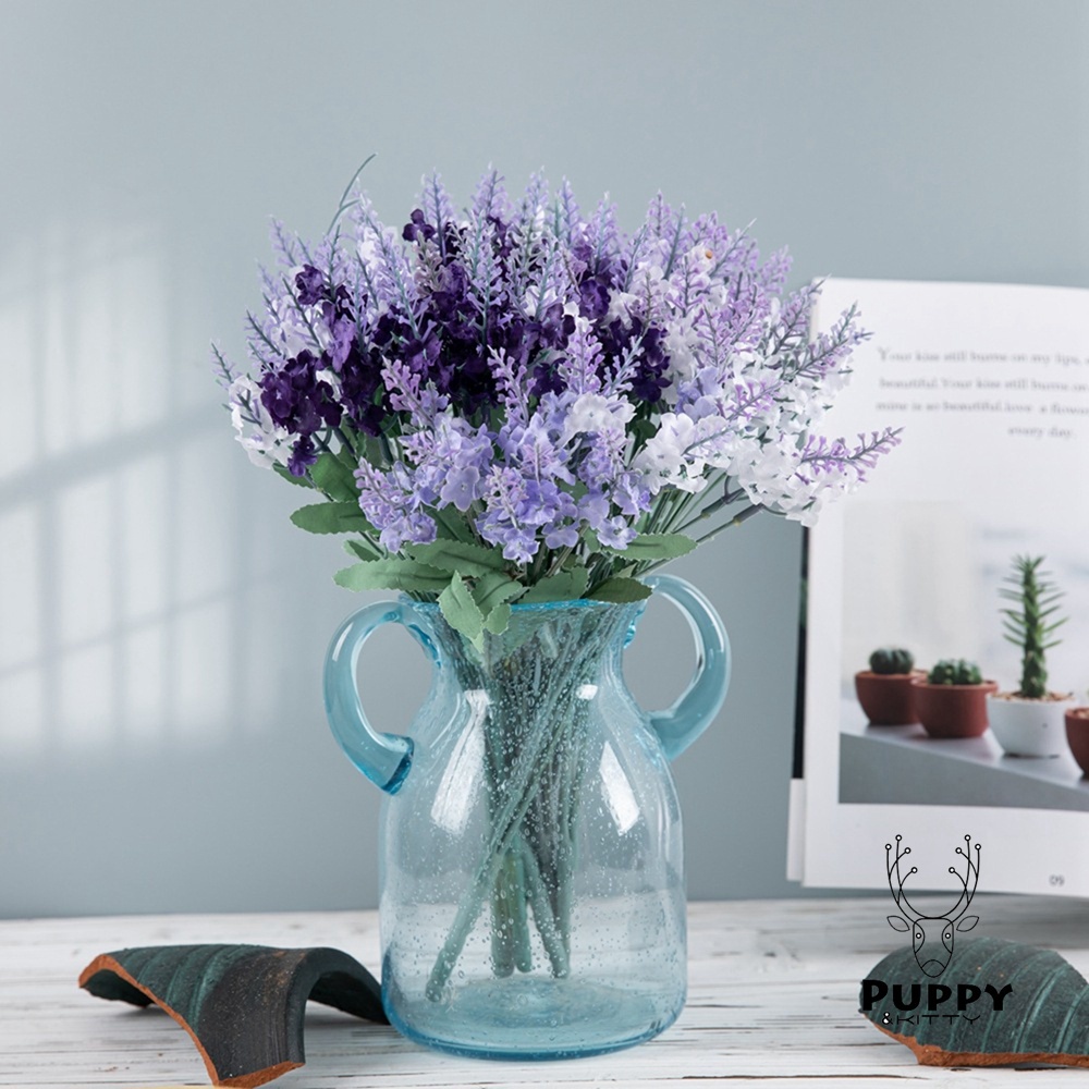 Bó Hoa Oải Hương Nhân Tạo 1 Nhánh Dùng Cho Trang Trí 1 Nhánh