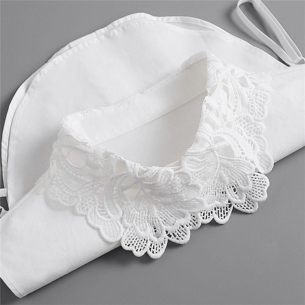 ESPO Cổ Áo Sơ Mi Giả Bằng Cotton Phong Cách Cổ Điển Cho Nữ