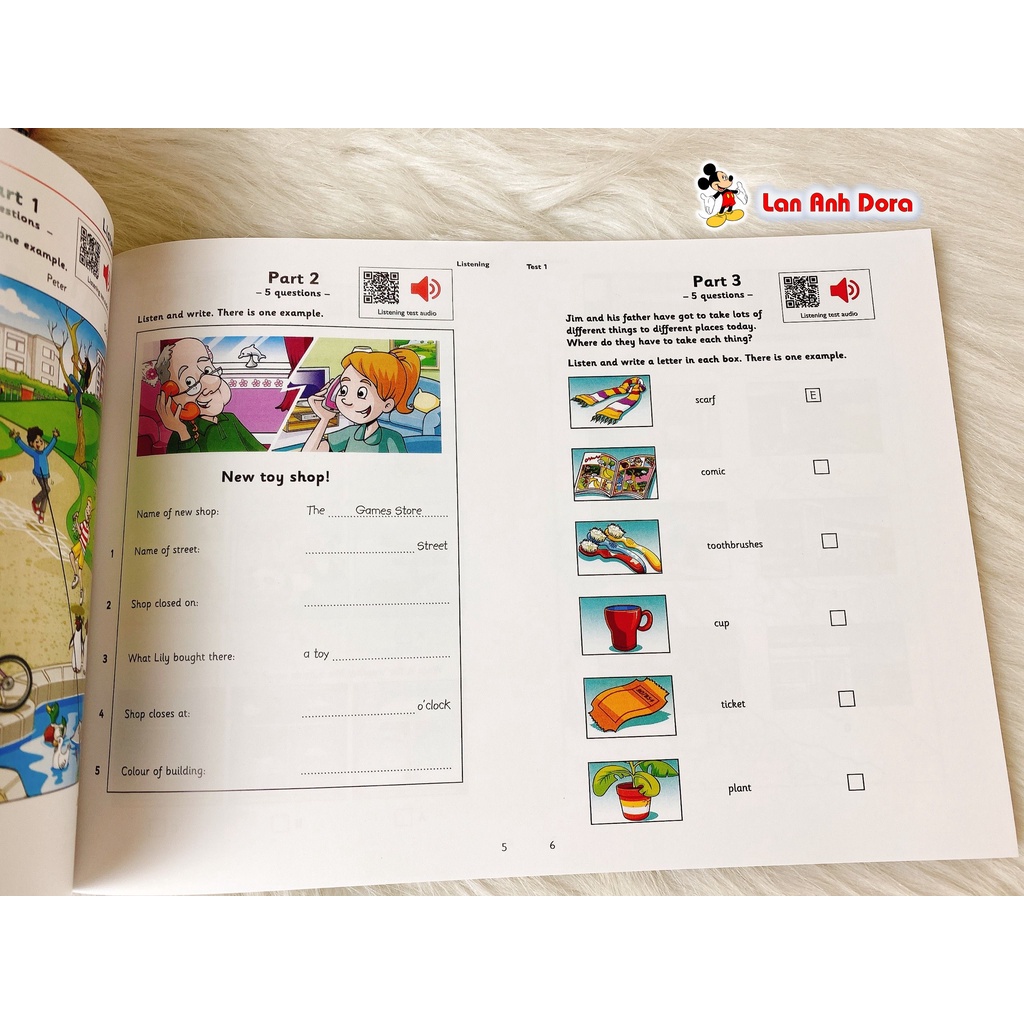 Cuốn Cambridge Mover 1234 - gộp