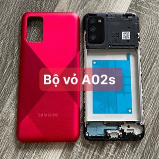Bộ vỏ samsung A02s ,kèm khay sim,phím,kính camera
