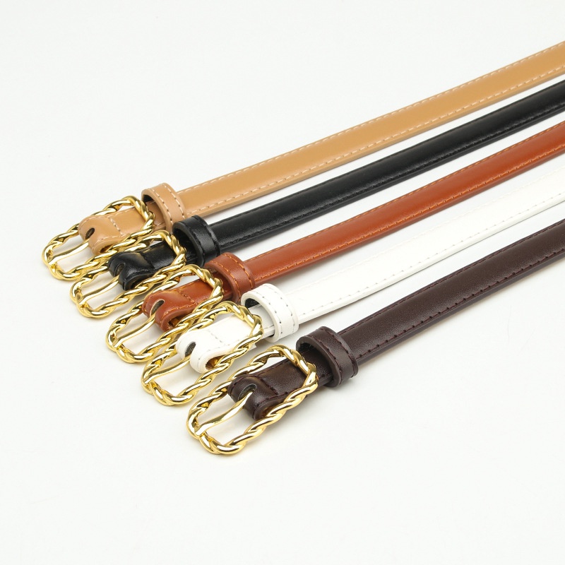 Thắt Lưng Khóa Vuông Bằng Hợp Kim Phong Cách Hàn Quốc Thời Trang Cho Nữ