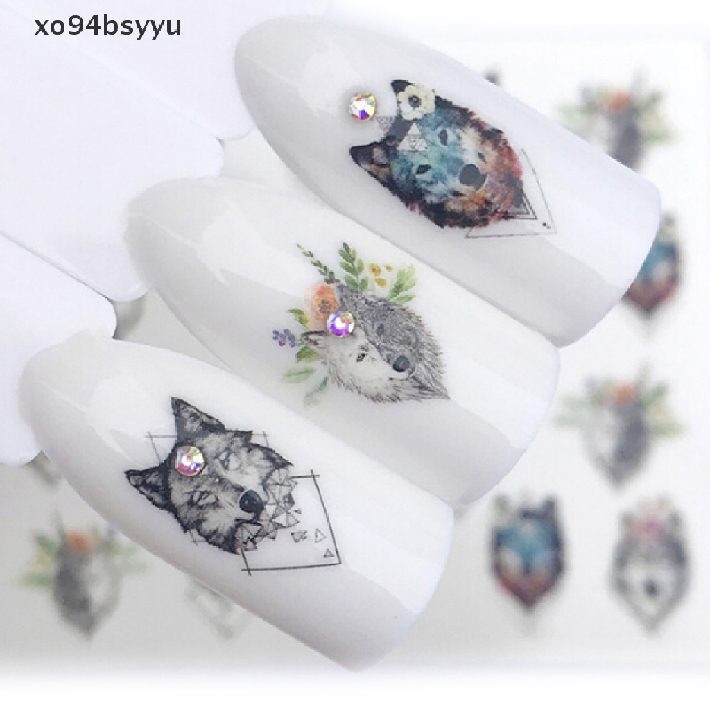 Bộ 2 Miếng Dán Trang Trí Móng Tay Nghệ Thuật Xo94Bsyu VN