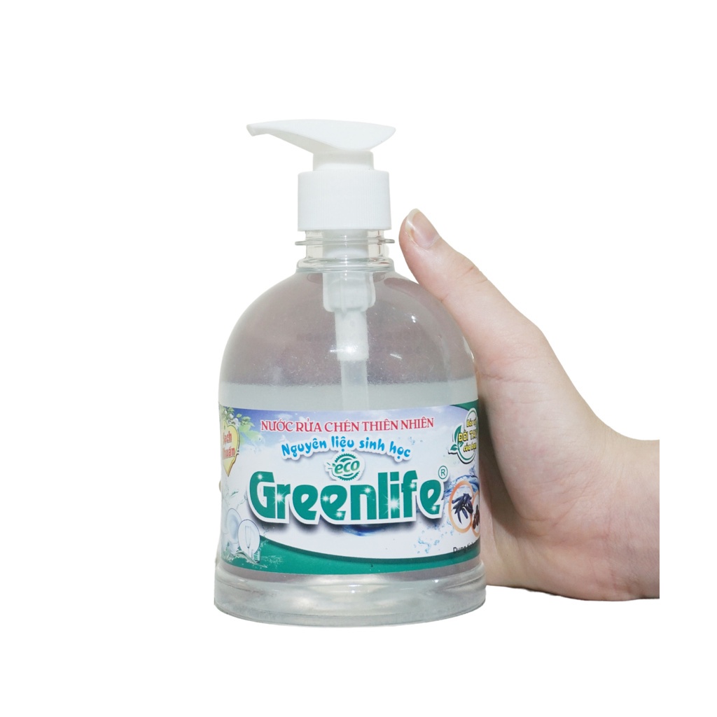Ab Nước rửa chén bát sinh học Greenlife can 4L an toàn cho người sử dụng