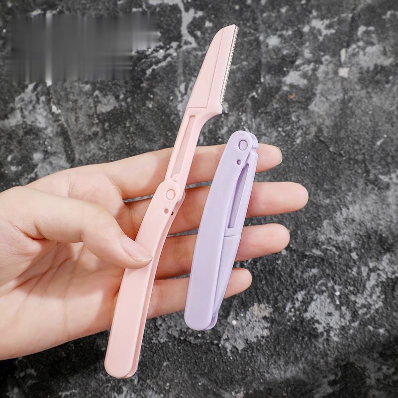 Dao cạo lông mày, cạo lông mày tóc mái 3 món siêu bén thép không gỉ cao cấp