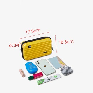 [Mới - nhiều màu] Túi hộp mini đeo chéo cá tính forever young
