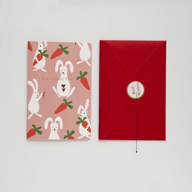 Thiệp Chữ Nhật Dễ Thương - THIEP1041 - BCorner