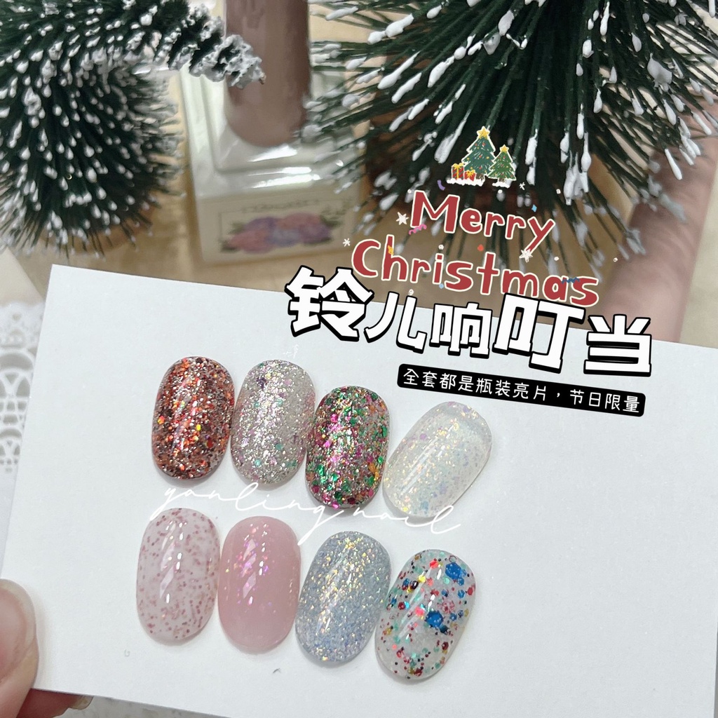 Sơn gel nhũ ánh tuyết lẻ màu chai 12ml