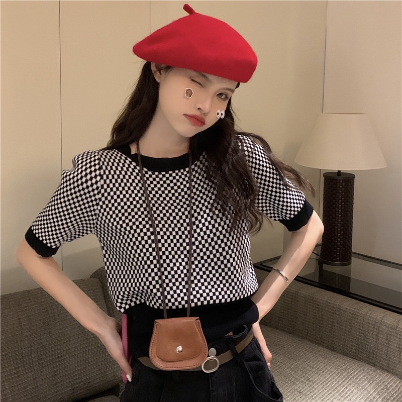 NRVP Áo Thun NgắN Tay DáNg Ôm ThờI Trang Cho Nữ