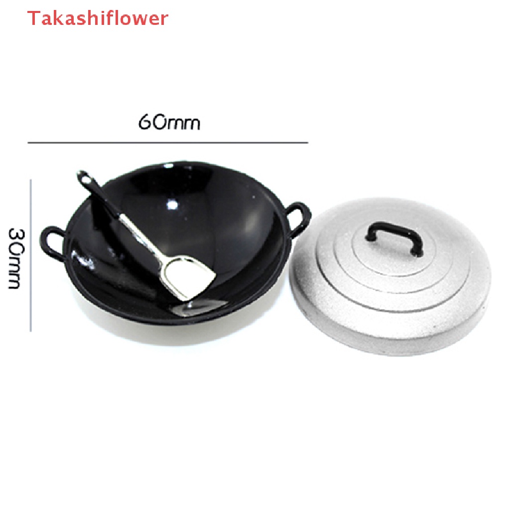 Mô Hình Dụng Cụ Nấu Ăn Kiểu Trung Hoa Tỉ Lệ 1 / 12 Trang Trí Nhà Búp Bê