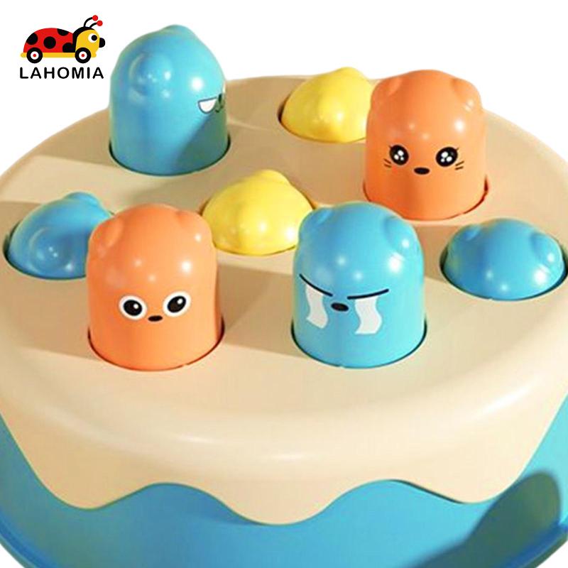 LAHOMIA Set đồ chơi đập chuột tương tác vui nhộn viền mịn đáng yêu dành cho bé trai và bé gái