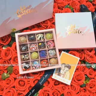 Socola Valentine viên Truffle, Chocolate tặng người yêu dịp Valentine 14/2 Lela Flower