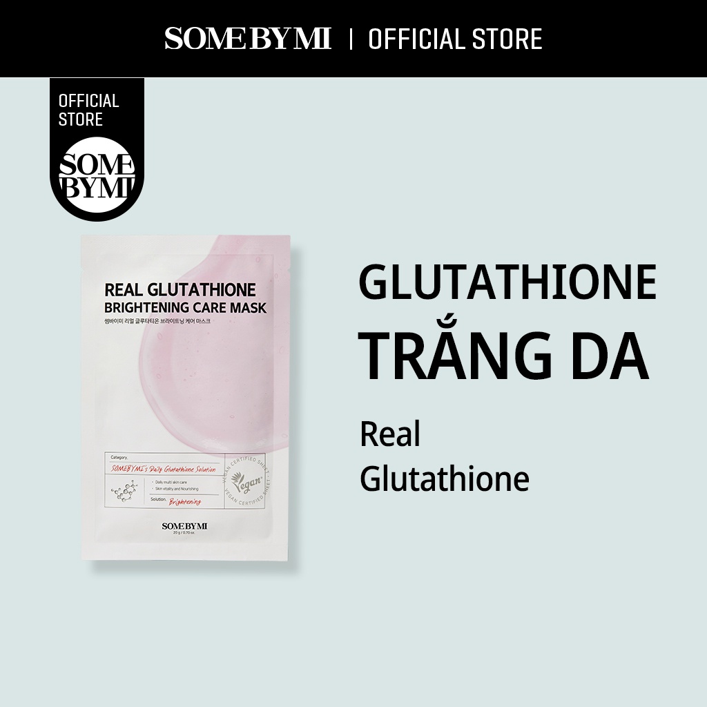 Mặt Nạ Dưỡng Trắng Da Some By Mi Real Gluthatione Brightening Care Mask 10 Miếng
