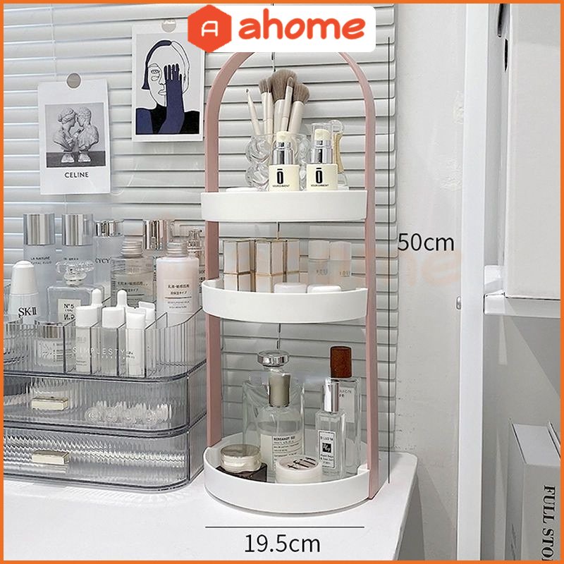 KỆ ĐỰNG MỸ PHẨM PHÒNG TĂM 3 TẦNG, Giá để Bàn Nhiều Lớp Có Thể Tháo Rời để Bàn Sản Phẩm Chăm Sóc Da Trang Sức Giá đựng đồ Phòng Tắm