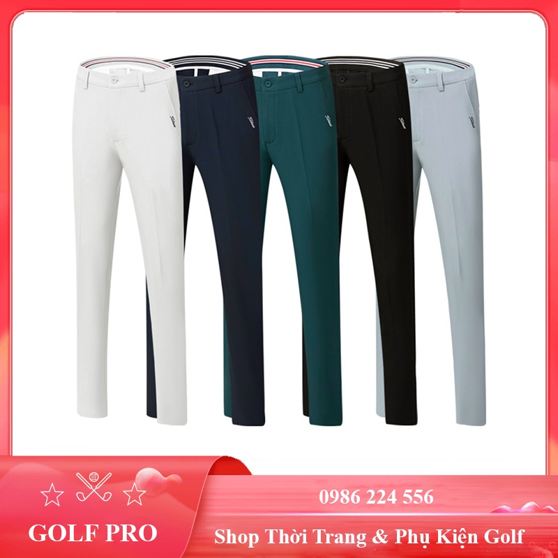Quần golf nam Ti.tliest P.ing chất vải co dãn chống nhăn cực kì tốt QD001