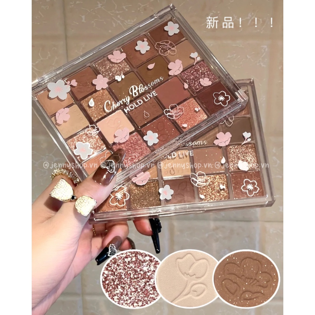 Bảng Phấn Mắt 20 Ô Hold Live Evening Sakura Dance Eyeshadow Palette