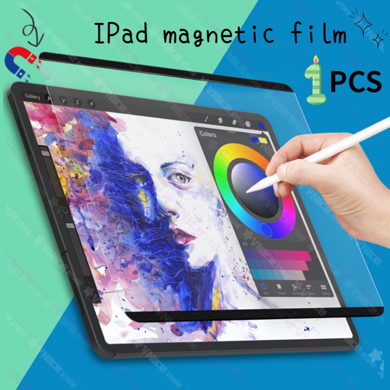 Miếng Dán Bảo Vệ Màn Hình Từ Tính Tháo Được Cho iPad Pro 11 / 12.9 2018~2022 iPad Air 3 / 4 10.2 / 10.5 / 10.9inch