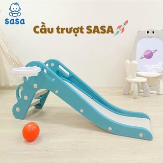 Cầu trượt Sasa kèm bộ bóng rổ
