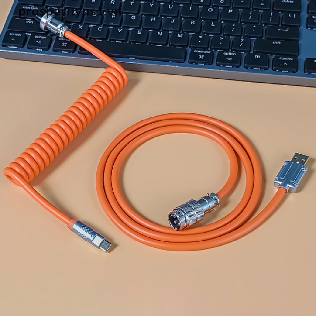 Dây Cáp Bàn Phím Cơ Type-C Sang USB A TPU 1 / 8M Chuyên Nghiệp Dài 1.8m