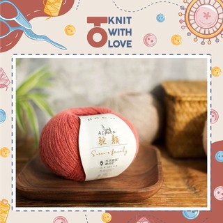 Len Susan Family Alpaca đan/móc áo, khăn, mũ mùa đông mềm, nhẹ, sợi 1mm, cuộn 50gr