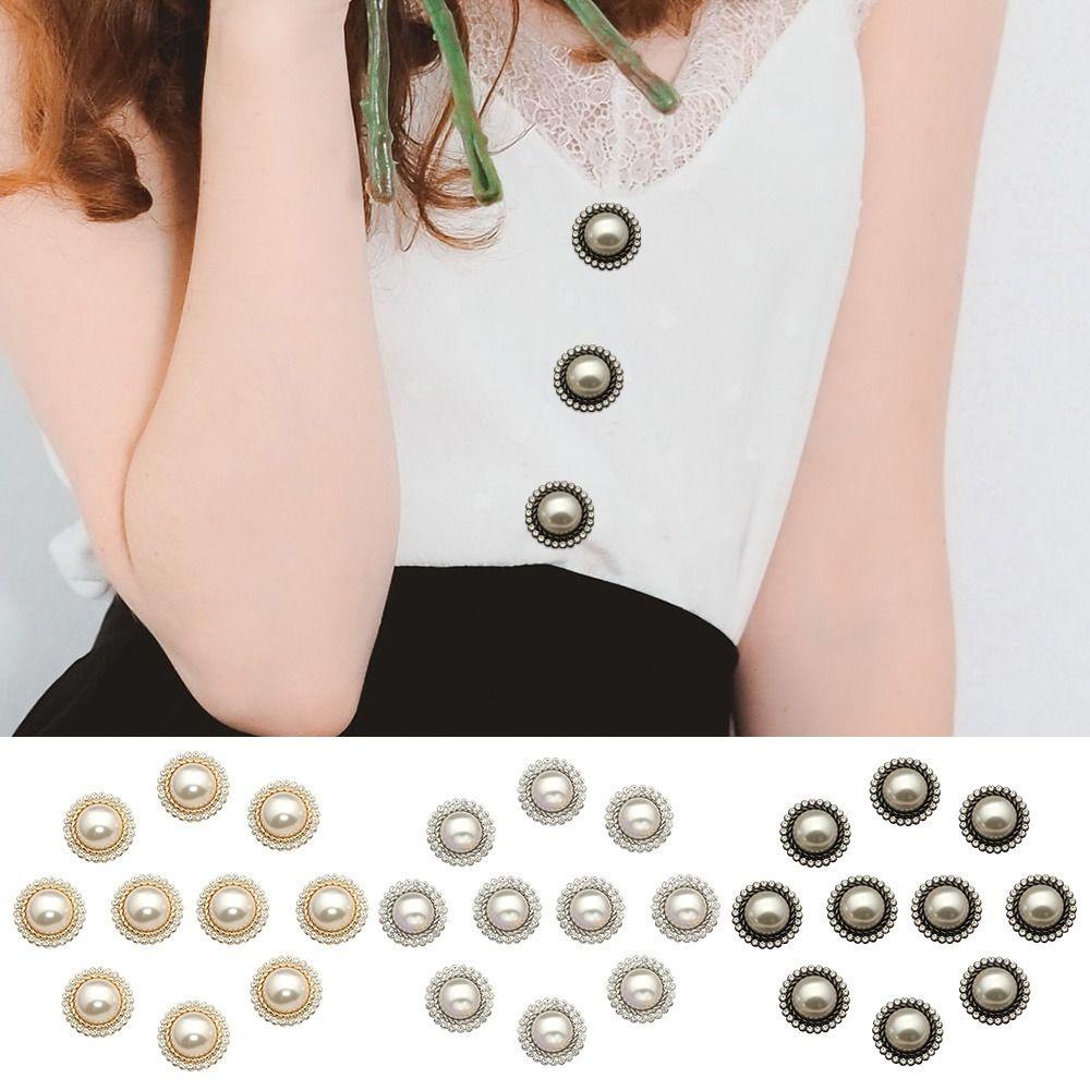 1 10 Nút May Vá Quần Áo Handmade Lấp Lánh