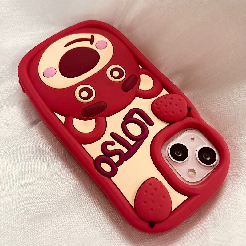 Ốp Điện Thoại Hình Gấu 3D Cho Vivo S1 V23 V20Pro Y21 Y21s Y33s Y20 Y20s Y20i Y12s Y12d Y76 Y77 Y17 Y15 Y12 Y11 V9 X60 X70 X80 X90