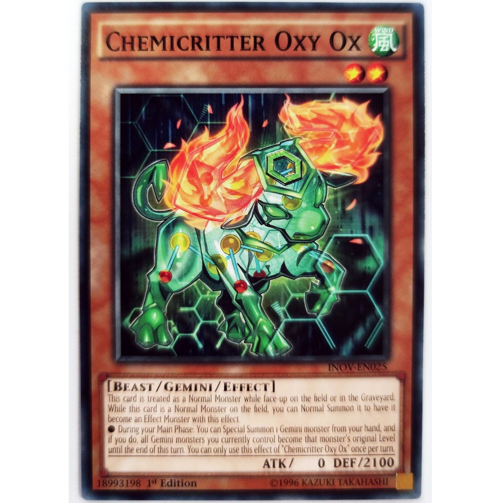 [Thẻ Yugioh] Chemicritter Oxy Ox |EN| Common