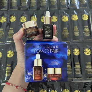 Set dưỡng da estee 2 món gồm kem mắt 5ml và serum phục hồi 7ml