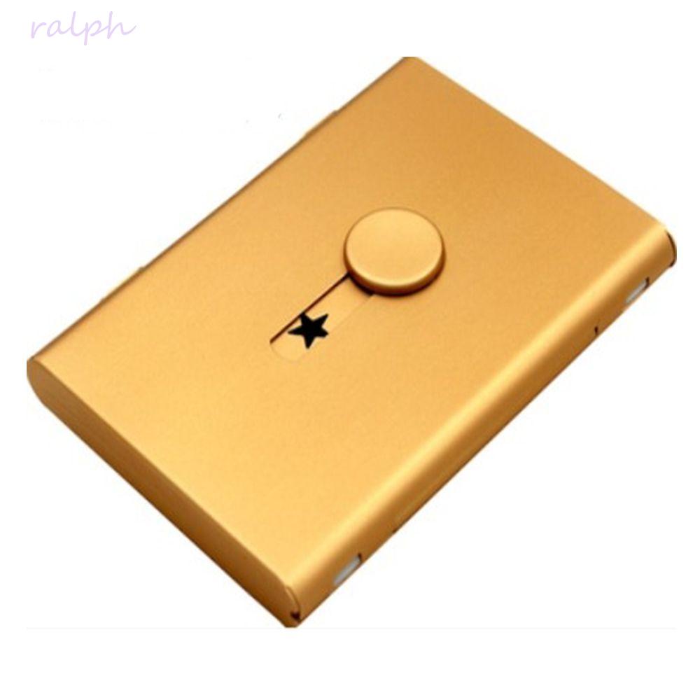 Ví Đựng Thẻ Tín Dụng / Danh Thiếp Bằng Nhôm Hình Ngôi Sao Lấp Lánh Cho Nữ Ốp
