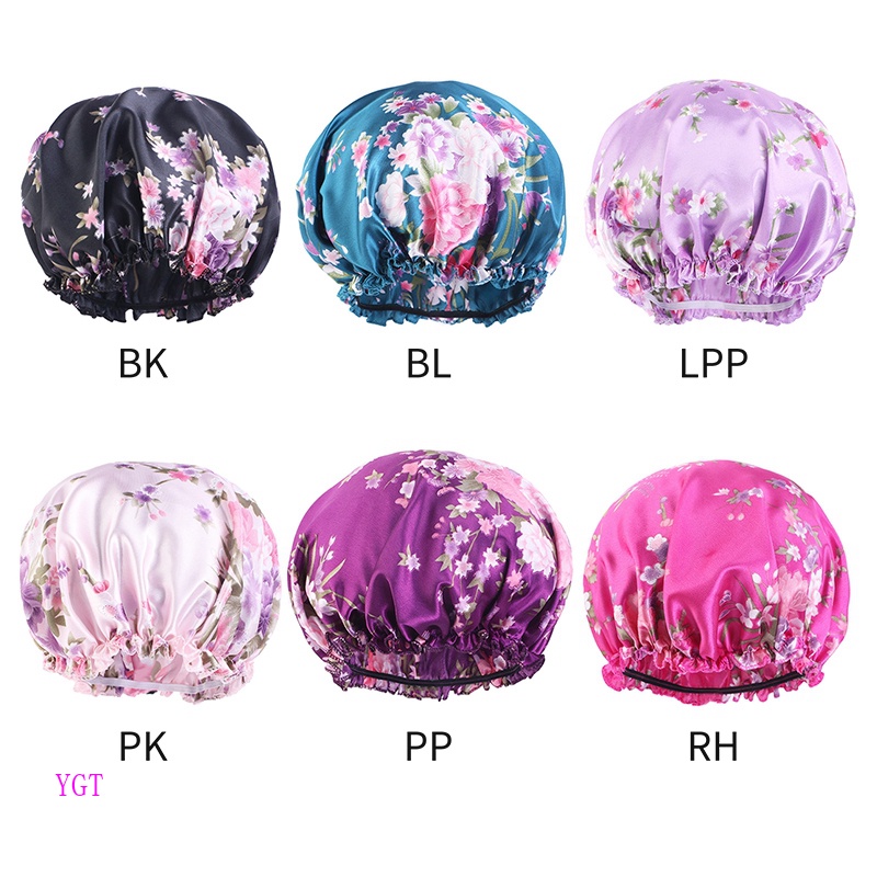Ygt Mũ Tắm Co Giãn Chống Thấm Nước Dễ Thương Dành Cho Nữ